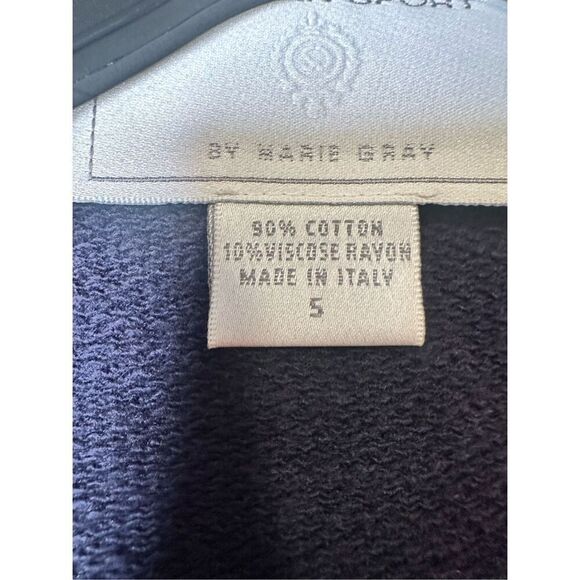 Gorgeous St. John Sport Nautical Quarter Zip sweater, Size Small - Picture 7 of 7